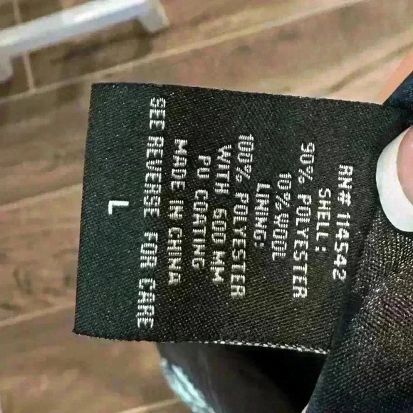 JouJou- Long black and white coat - Large - Picture 14 of 16